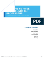 Francais 6e Rives Bleues Livre Du Professeur Dbid - 5db0778d097c47b2438b46a7