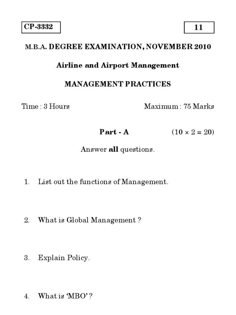 M B A (Questions | PDF | Strategic Management | Supply Chain Management