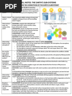 Cornell Notes Earths Subsystem 2 Pages 1