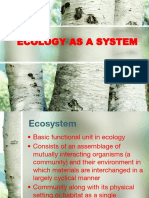 2 Ecology As A System