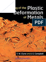 Testing of The Plastic Deformation of Metals