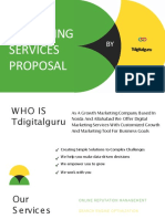 Digital Marketing Proposal by Tdigitalguru