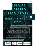 Binary Option Weekly Strategy Book