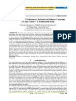 Representation of Fishermen's Activities in Balinese Language, Art and Culture: A Multimodal Study