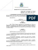 Decreto regulamenta consignações em folha de pagamento