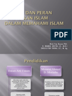 B II Urgensi Dan Peran Pendidikan Islam Dalam Memahami Islam