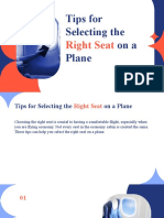 Tips For Selecting The Right Seat On A Plane