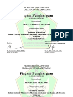 Piagam Penghargaan Untuk BEM 2020-2021