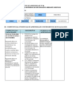 Esquema de Sesión de Aprendizaje 6 Cuarto