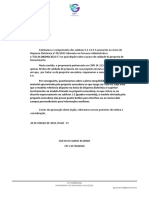 Ofício Nº 18.2022 - Solicitação de Cumprimento de Aviso Projeto Básico