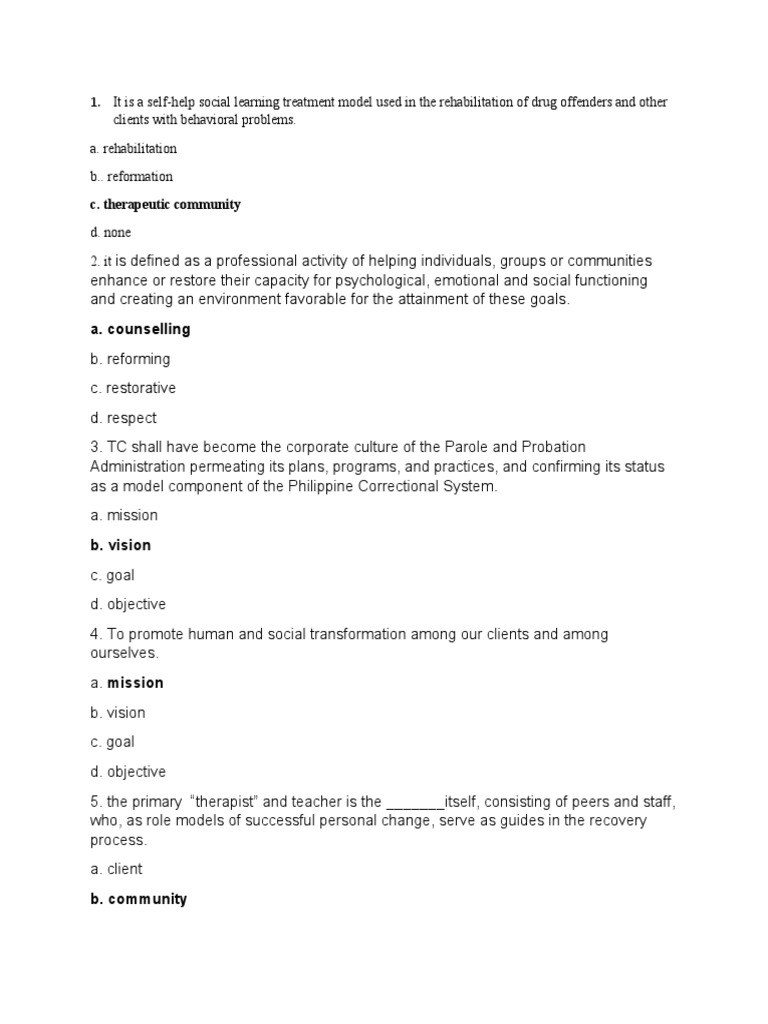 Therapeutic | PDF | Prison | Rehabilitation (Penology)