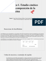 Práctica 6. Estudio Cinético de La Descomposición de La Fenolftaleína