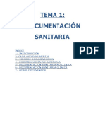 Tema 1-. Documentación Sanitaria