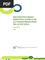 CGE (2020) - Reconstruyendo Sentidos Acerca de La Transversalidad en La Escuela