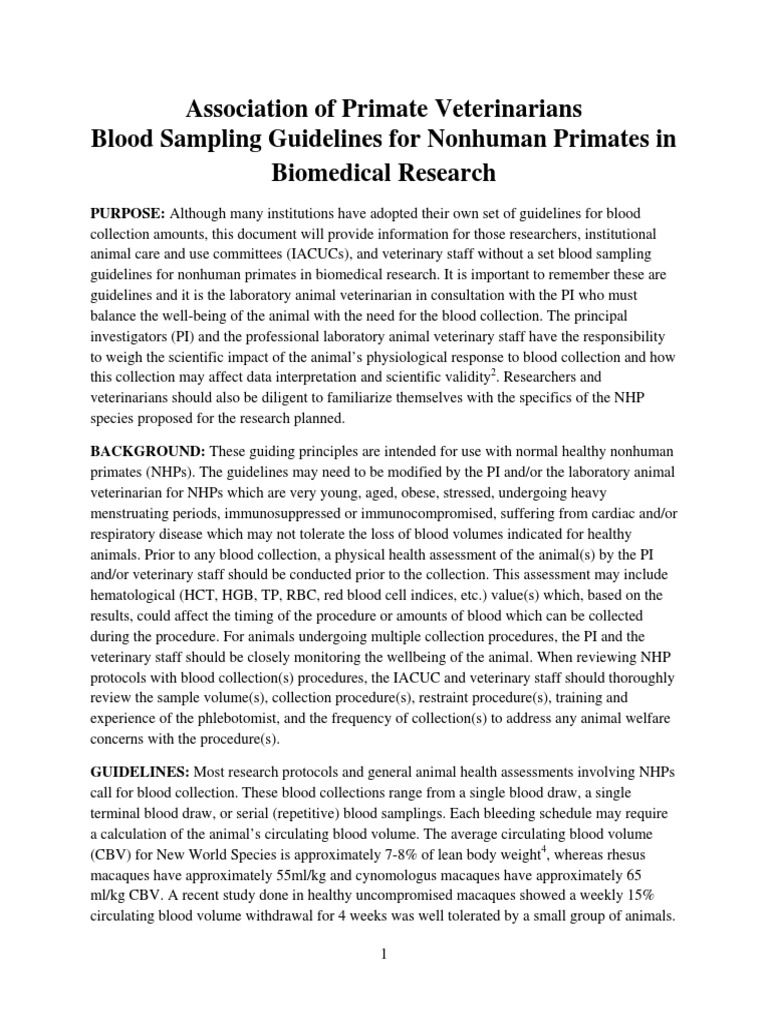 Blood Collection Guidelines PDF Clinical Medicine Medical Specialties