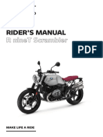 Rider'S Manual: R Ninet Scrambler