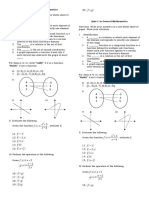 Quiz 1 in General Mathematics