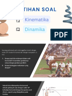 Latihan Soal Kinematika 2D