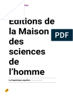 Éditions de La Maison Des Sciences de L'homme