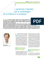 Dépistage Du Syndrome D'apnées Du Sommeil Par Le Cardiologue: de La Théorie À La Pratique