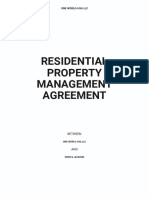 Residential Property MGT Agreement.