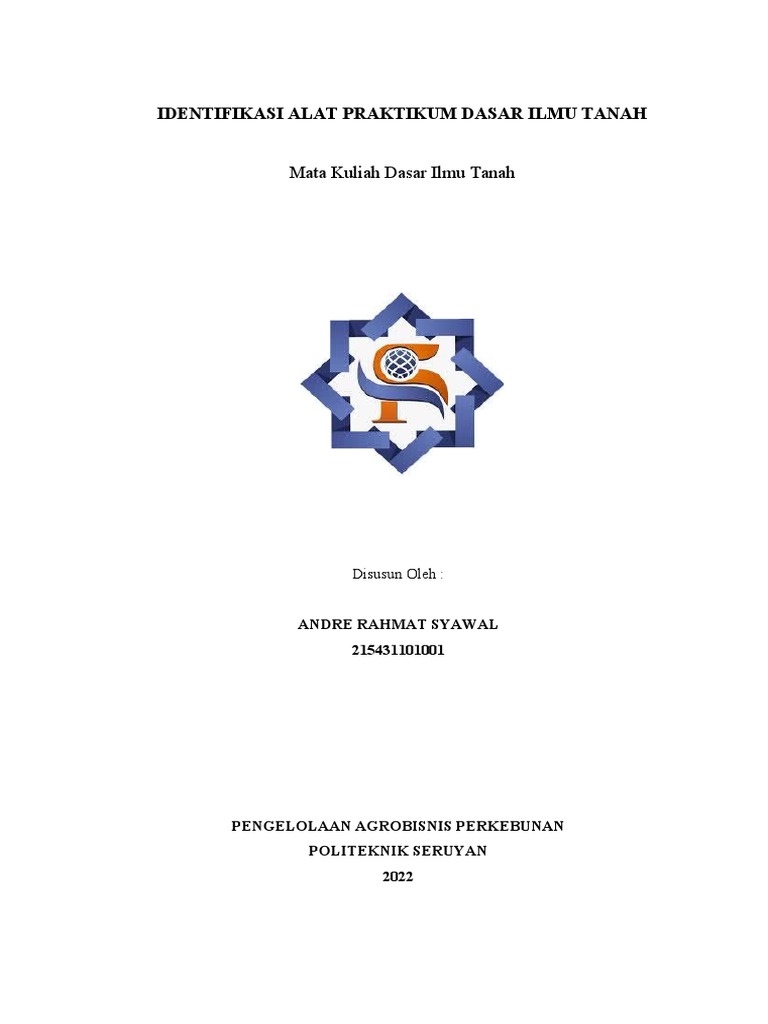 Jurnal 1 Dasar Ilmu Tanah | PDF