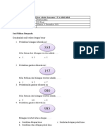 Ujian Akhir Semester Matematika