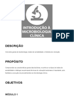 TEMA 1 - Introdução À Microbiologia Clínica