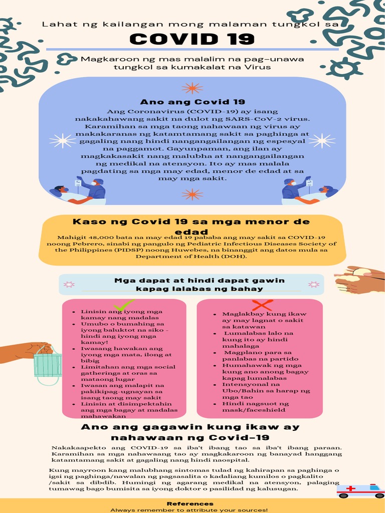 Infographic tugkol sa Covid-19 | PDF