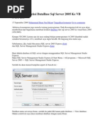 Download Membuat Koneksi DataBase SQL Server 2005 Ke VB by Heri Wibowo SN59726683 doc pdf