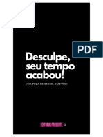 Desculpe, Seu Tempo Acabou (Dramaturgia) - Grossi - 2022 - 1a Ed Presente