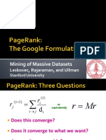 Pagerank The Google Formulation