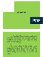 Vitaminas: compostos orgânicos essenciais
