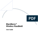 Blackberry® Wireless Handheld: User Guide