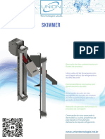 Remoção eficaz de óleo contaminante com skimmer