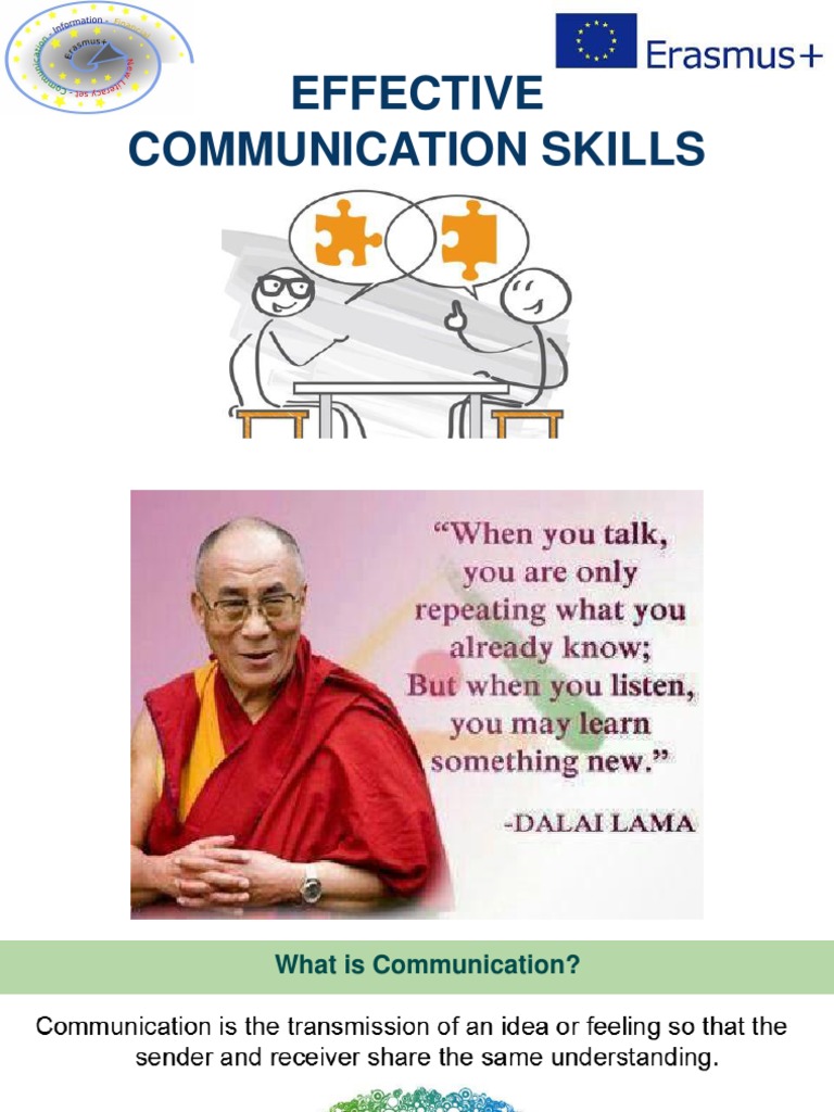 Mastering Effective Communication Skills | PDF | Communication | Psychology