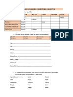 Presente de Indicativo - T1