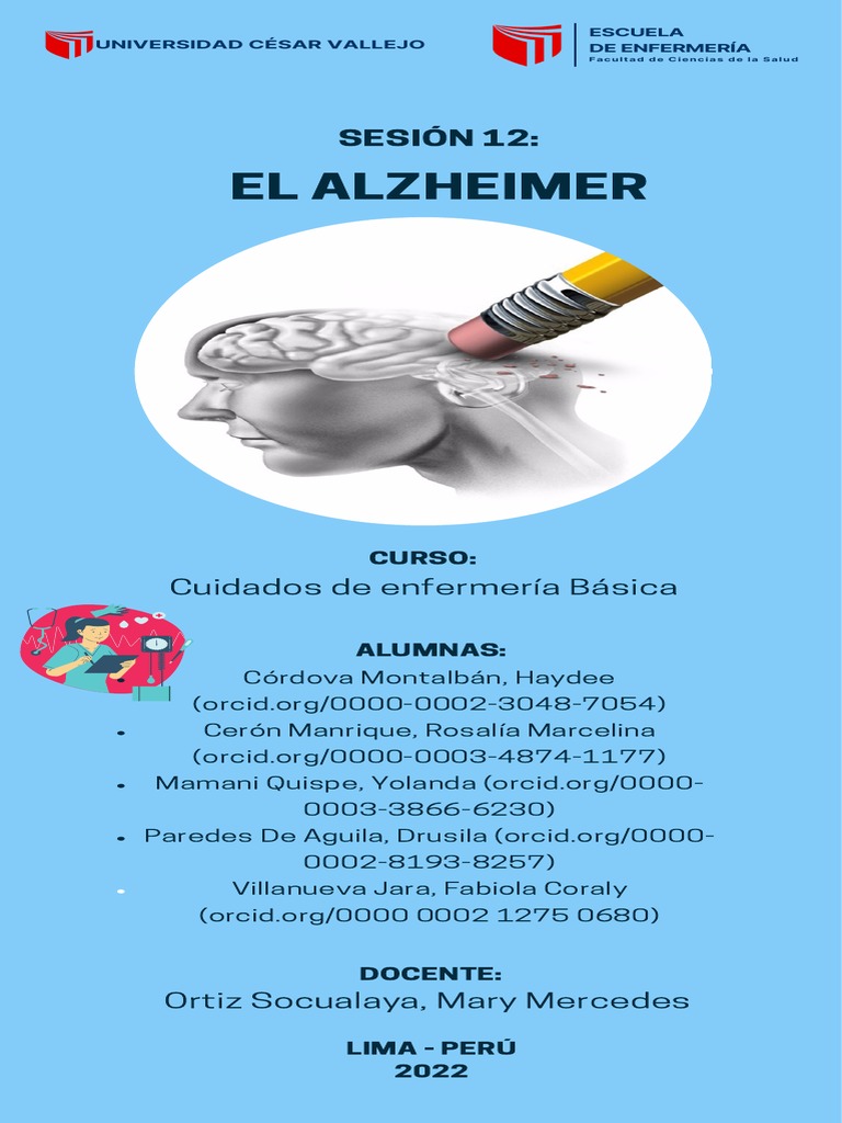 Infografia Del Alzehimer | PDF | Enfermedad de Alzheimer | Memoria