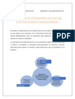 Analisis e Interpretacion de Los Estados Financieros