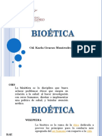 Bioètica - Generalidades y Bioética Principalista