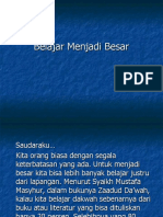 Belajar Menjadi Besar