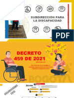 Subdirección para la Discapacidad funciones