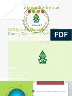 7. Paradigma Keilmuan UIN Syarif, UIN SDG, UIN Sunan Ampel