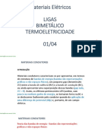 Mat Elet 01.04 - Ligas, Bimetálico, Termopar, Termoeletricidade