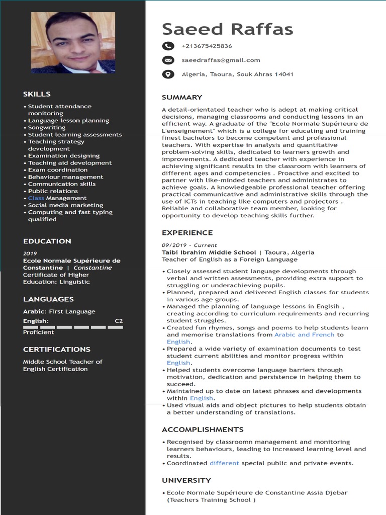 MyCv 1 | PDF