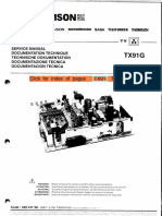 Thomson Chassis tx91 Service Manual