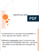 Primeras Teorias de La Motivacion