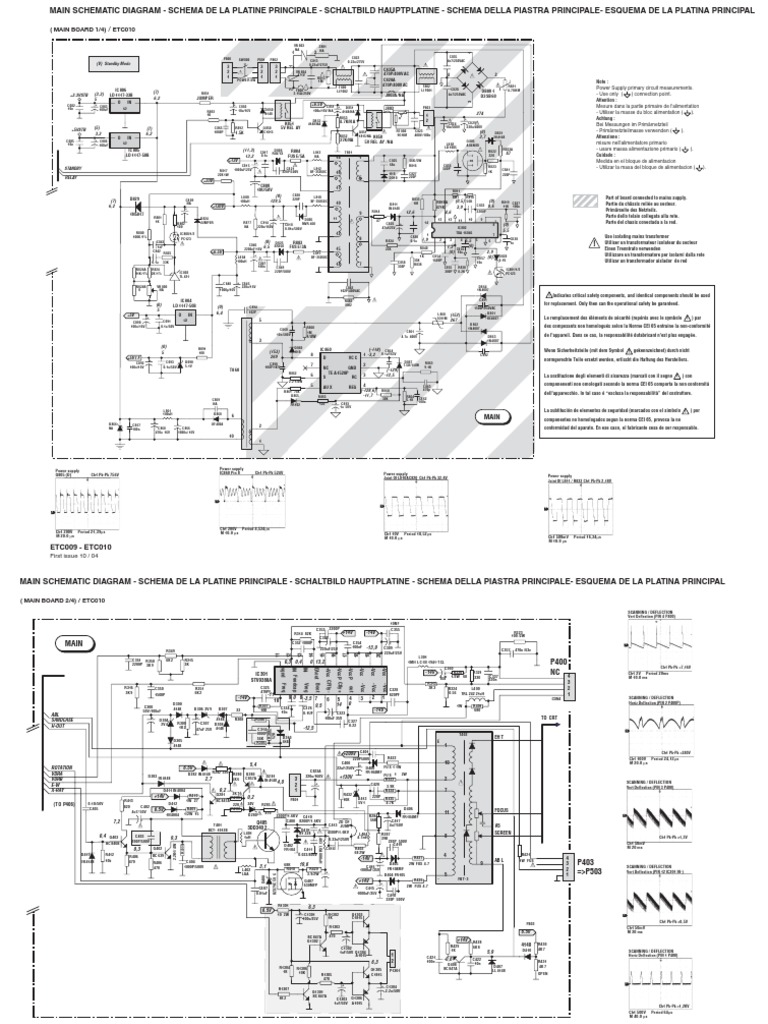 Thomson ETC009 - ETC010 Schematic | PDF