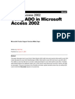 Using ADO in Microsoft Access 2002
