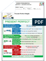 HANDOUT 7 9° ANO 2° TRI - Present Perfect Simple